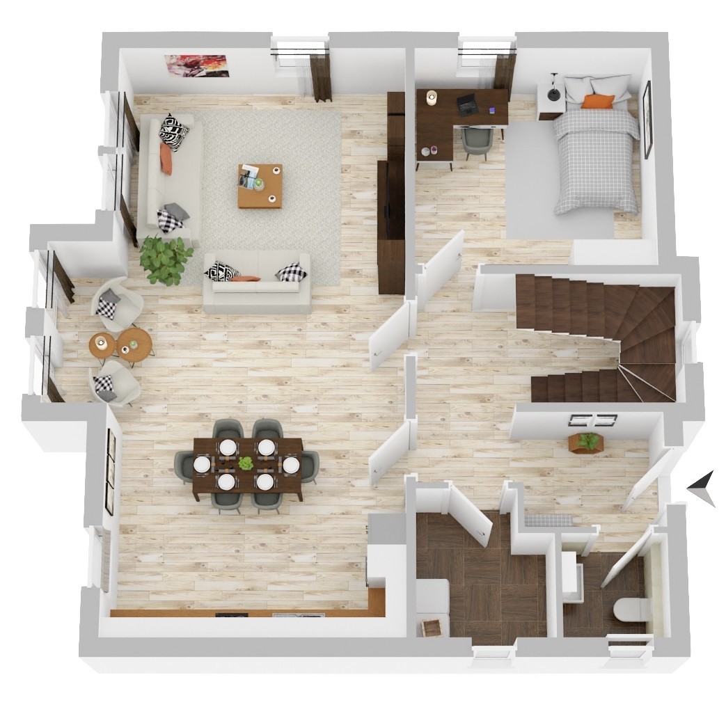 4. Impression der Immobilie Erstbezug nach Fertigstellung in Ihrem neuem Zuhause!